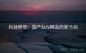 科技畅想：国产SUV精品的新方向