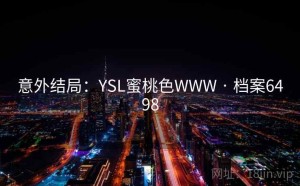 意外结局：YSL蜜桃色WWW · 档案6498