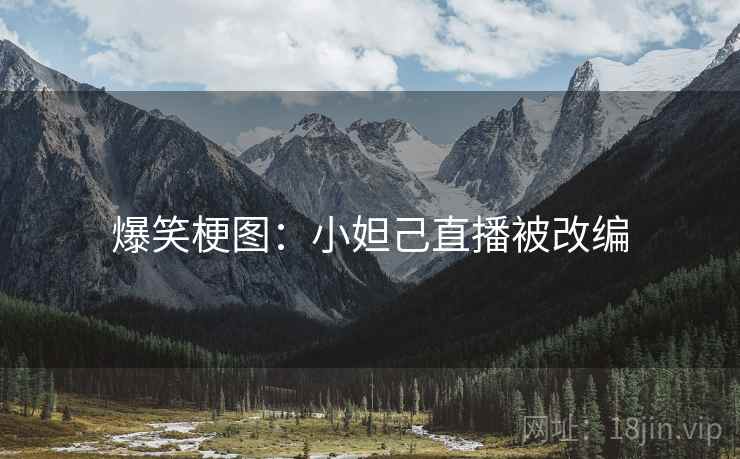 爆笑梗图：小妲己直播被改编