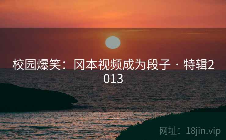 校园爆笑：冈本视频成为段子 · 特辑2013