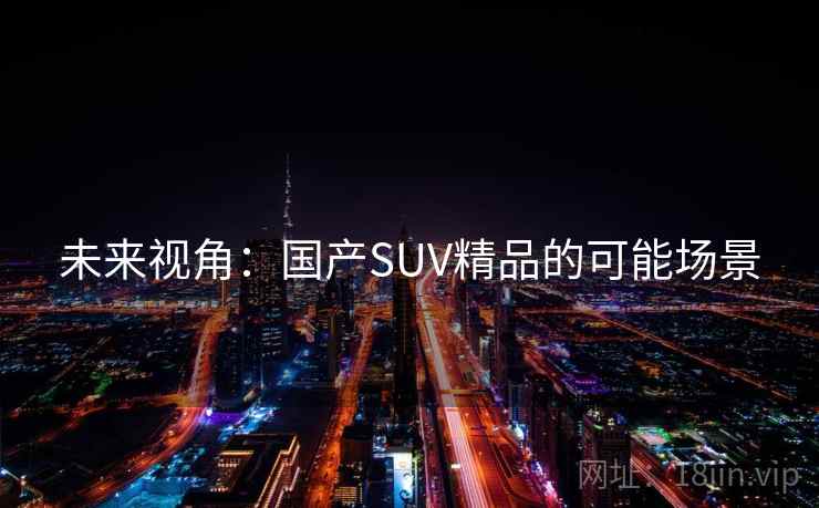 未来视角：国产SUV精品的可能场景