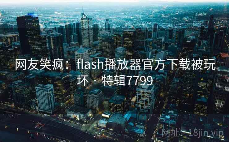 网友笑疯：flash播放器官方下载被玩坏 · 特辑7799