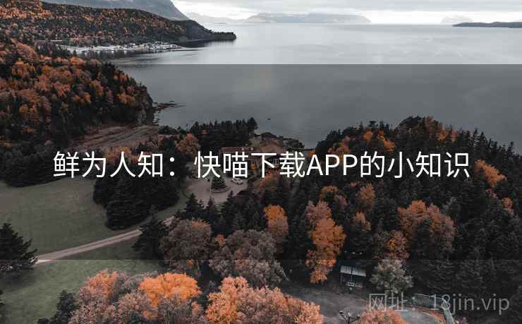 鲜为人知:快喵下载APP的小知识 鲜为人知:快喵下载APP的小知识