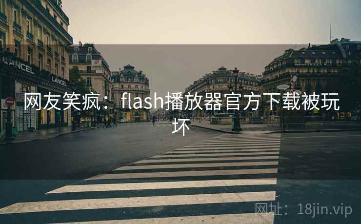 网友笑疯：flash播放器官方下载被玩坏